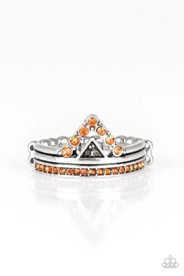 Paparazzi Ring ~ Base Over Apex - Orange