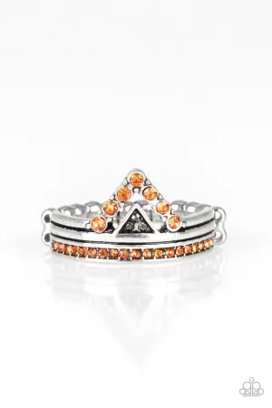 Paparazzi Ring ~ Base Over Apex - Orange