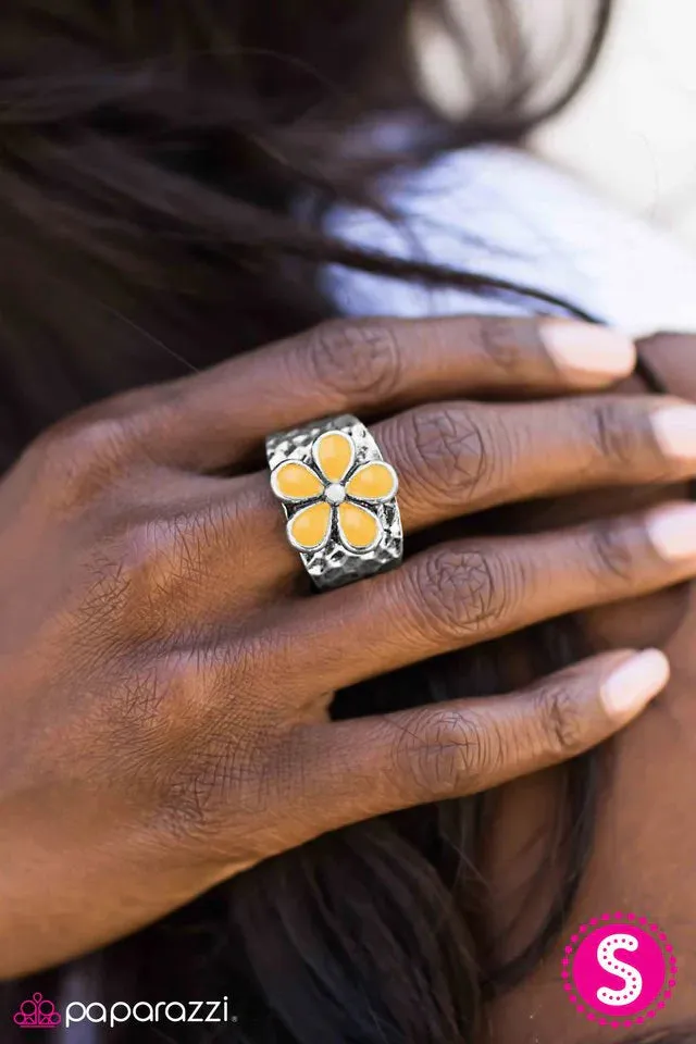 Paparazzi Ring ~ Flower Patrol - Yellow