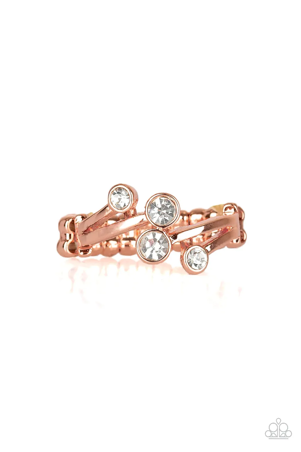 Paparazzi Ring ~ GLOWING Great Places - Copper