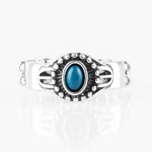 Paparazzi Ring ~ Right On TREK - Blue