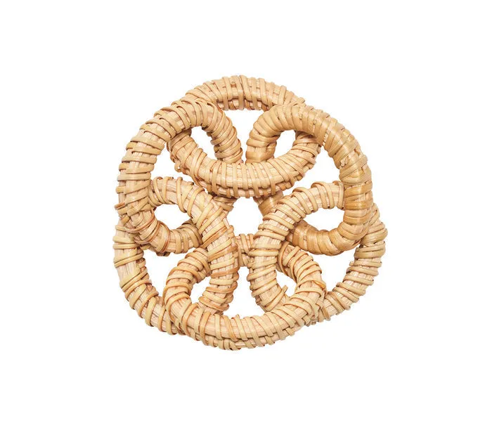 Rattan - Natural Link Napkin Ring (Set of 4)