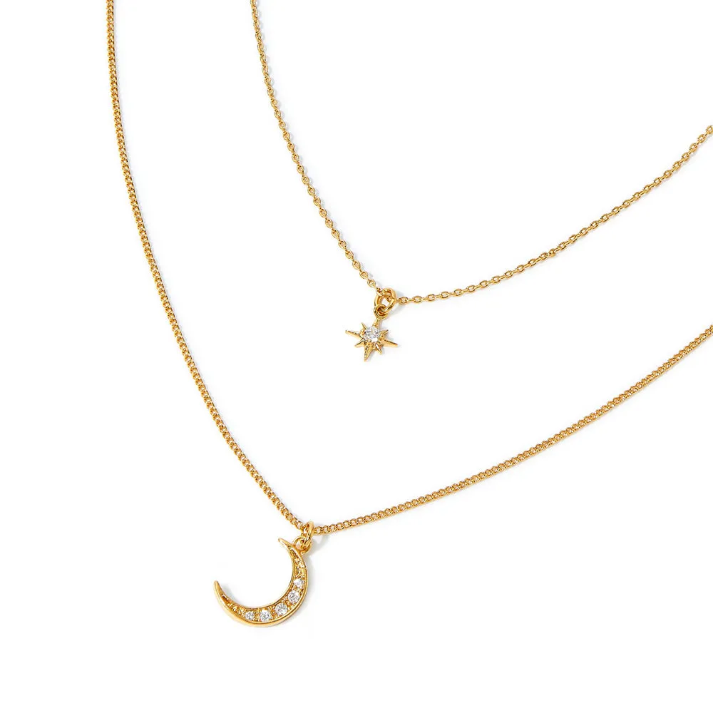 Real Gold Plated Z Celestial Necklace