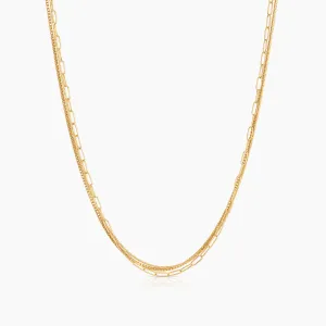 Rosalie Triple Strand Necklace