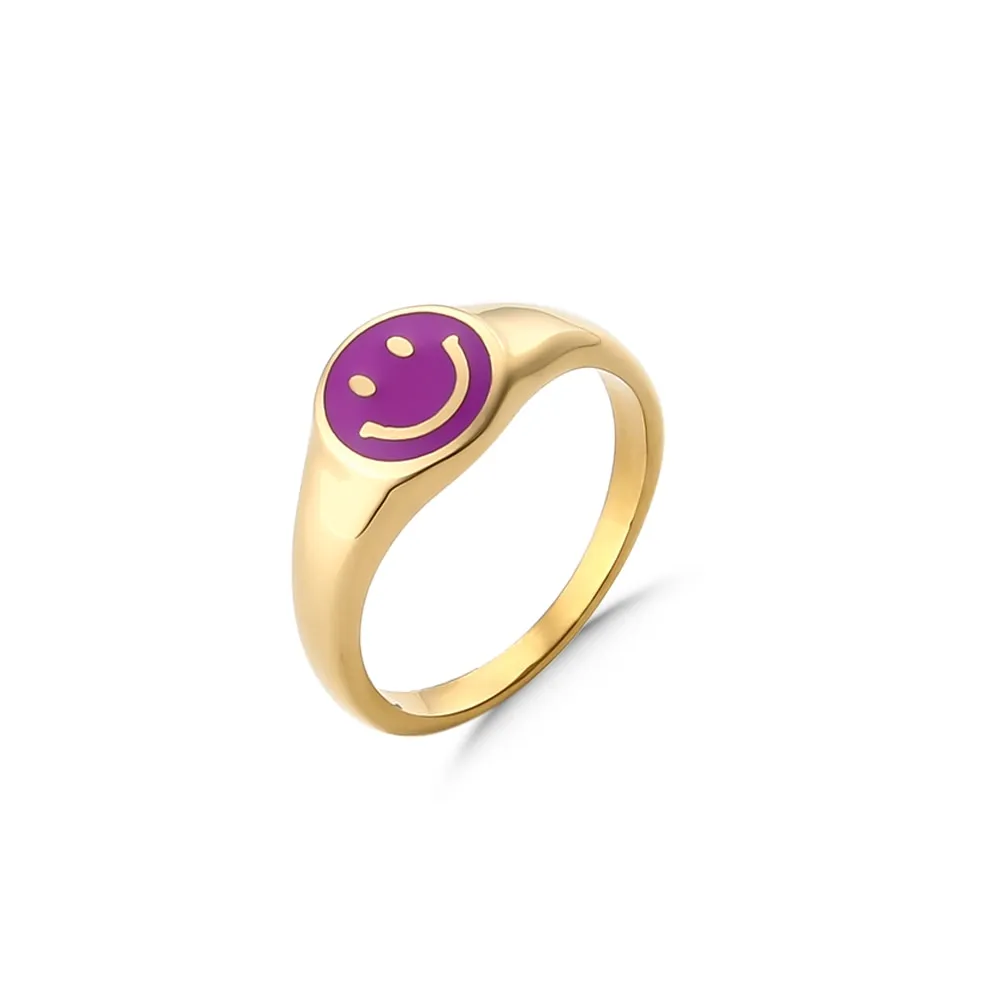 Smiley Face Rings For Women