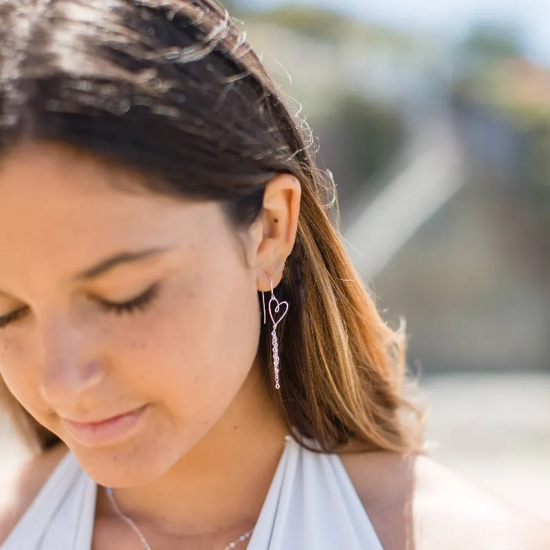 Tiny Heart Earrings