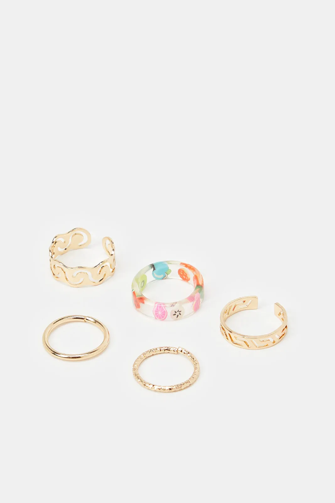 Women Assorted Ring Set (5 Piece)